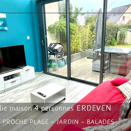 Jolie Petite Maison A 500M De La Plage D'Erdeven Esterno foto